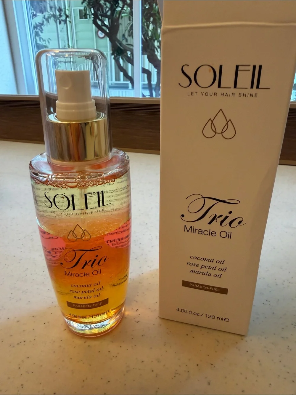 Soleil Trio Miracle Oil Hair Treatment 4.06 oz New